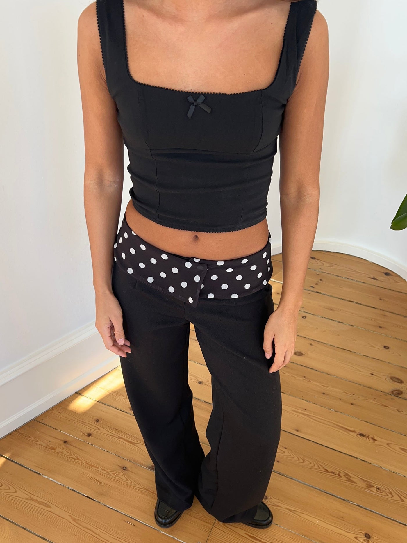 Polka Dot Set – Elegantes Zweiteiler-Outfit