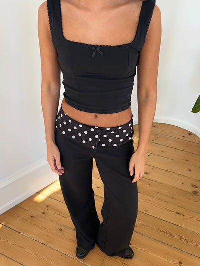 Polka Dot Set – Elegantes Zweiteiler-Outfit