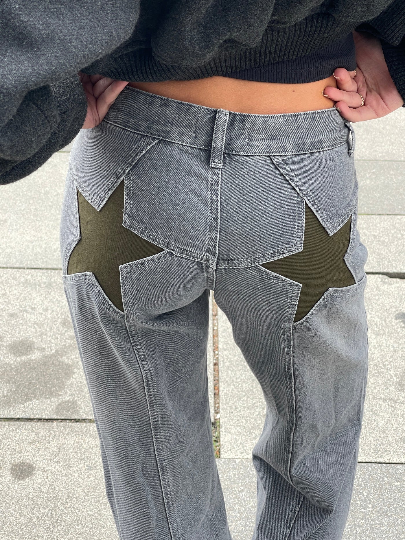 Lola Star Jeans – Übergröße Jeans mit Sternendetail
