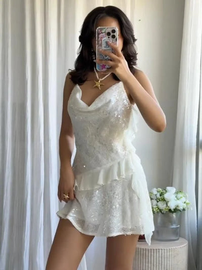 Lena – Glitzerndes Mini-Kleid