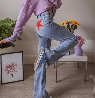 Lola Star Jeans – Übergröße Jeans mit Sternendetail