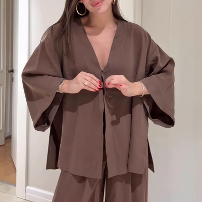 Sina – Elegantes Sommer-Set mit Schleifen