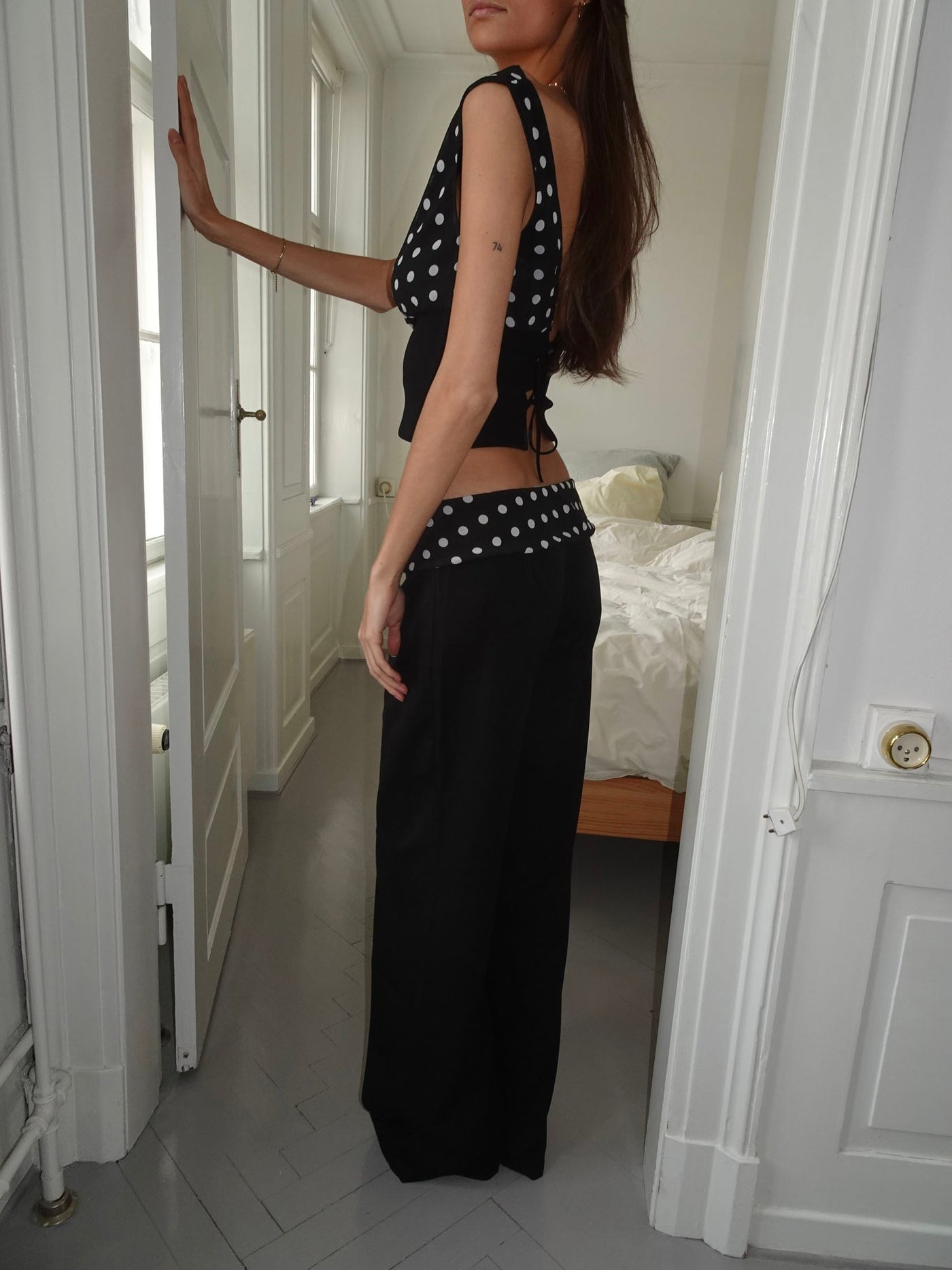 Polka Dot Set – Elegantes Zweiteiler-Outfit