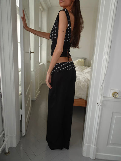 Polka Dot Set – Elegantes Zweiteiler-Outfit